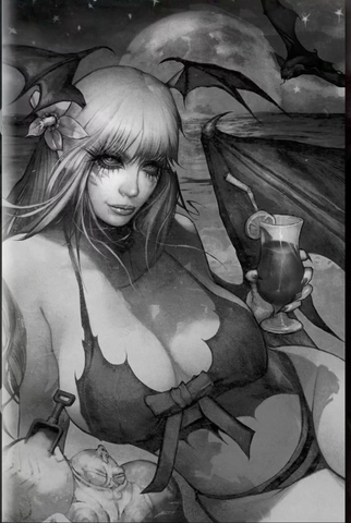 Street Fighter 2026 Swimsuit Special B&W